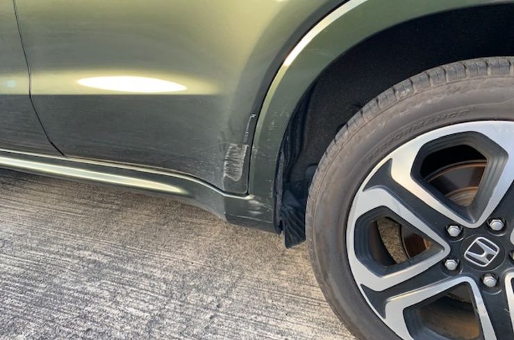 ホンダ ヴェゼル ＲＵ3の左リアドアの傷とその他、修理 | ブログ | 三重県鈴鹿市の車修理ならK2ファクトリー